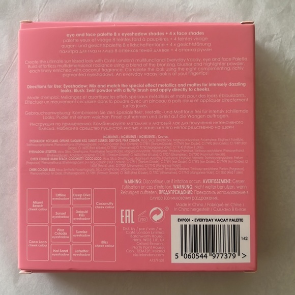 CIATE London everyday vacay eye and face palette - Picture 6 of 7